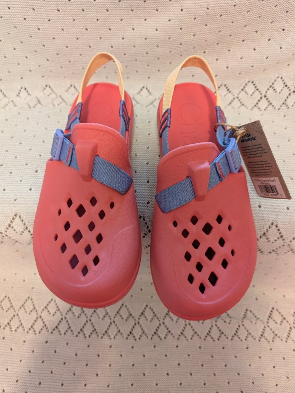 NWT Chaco Chillos Clog Girls Size 6 Rose Pink Shoes JCH180362
